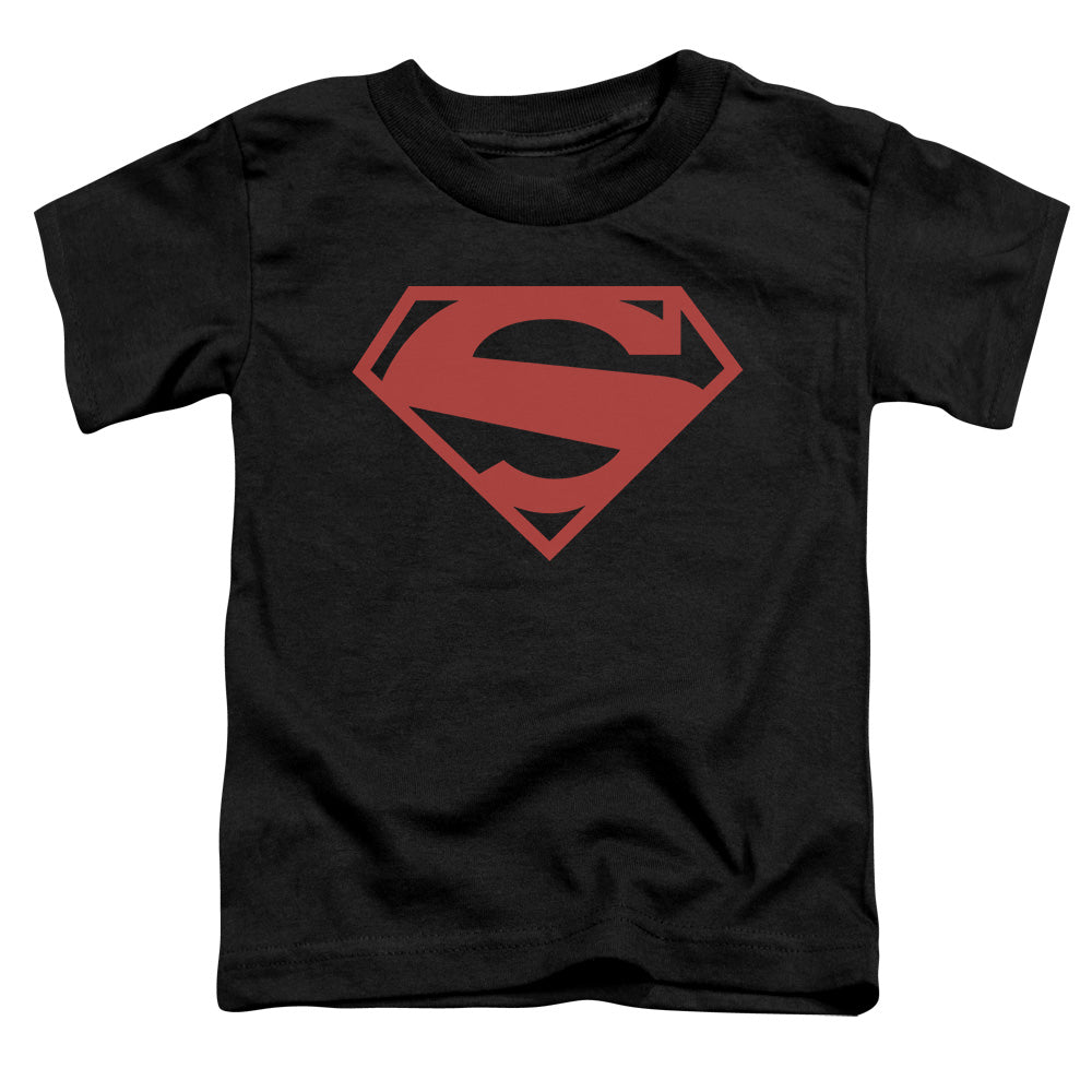 Superman - 52 Red Block - Short Sleeve Toddler Tee - Black T-shirt