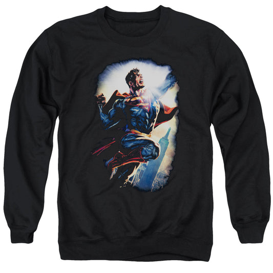 Superman - Ck Superstar - Adult Crewneck Sweatshirt - Black