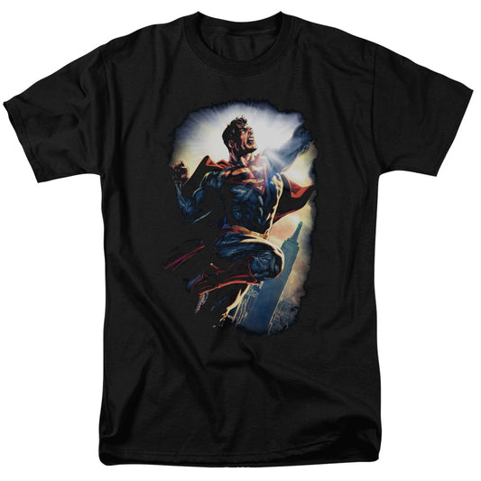Superman - Ck Superstar - Short Sleeve Adult 18/1 - Black T-shirt