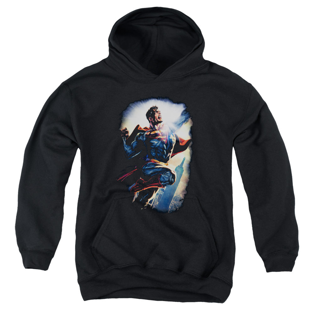 Superman - Ck Superstar - Youth Pull-over Hoodie - Black
