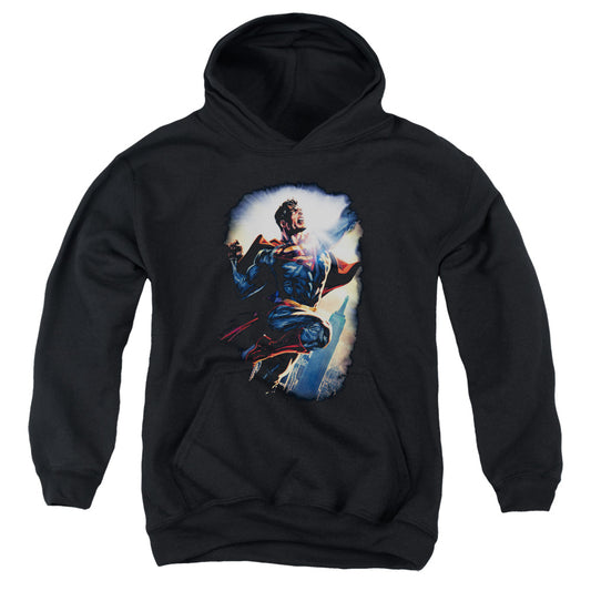 Superman - Ck Superstar - Youth Pull-over Hoodie - Black