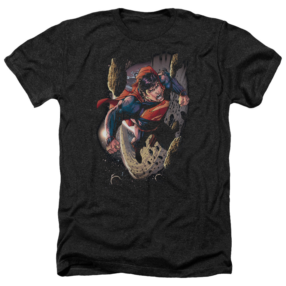 Superman - Orbit - Adult Heather-black