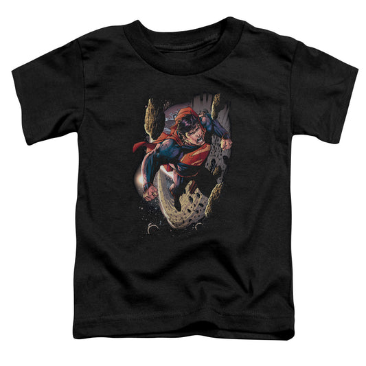 Superman - Orbit - Short Sleeve Toddler Tee - Black T-shirt