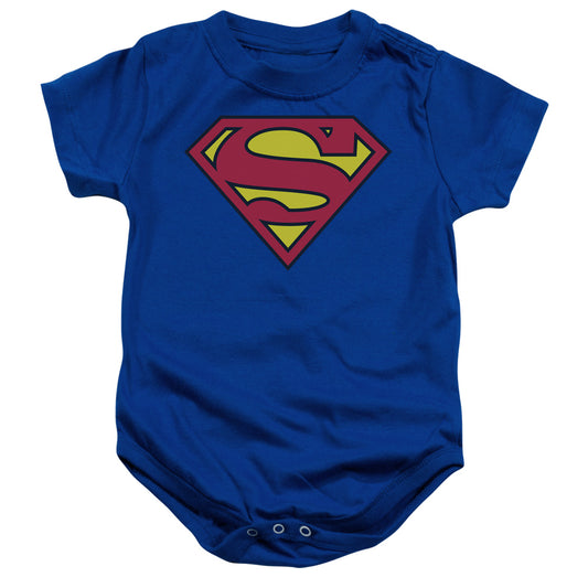 Superman - Classic Logo - Infant Snapsuit - Royal