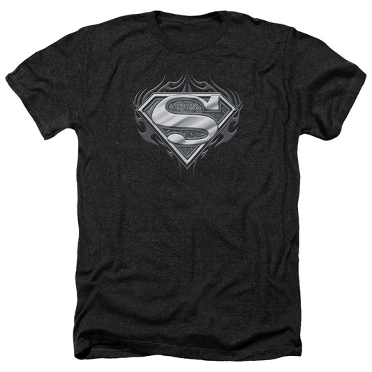 Superman - Biker Metal - Adult Heather-black
