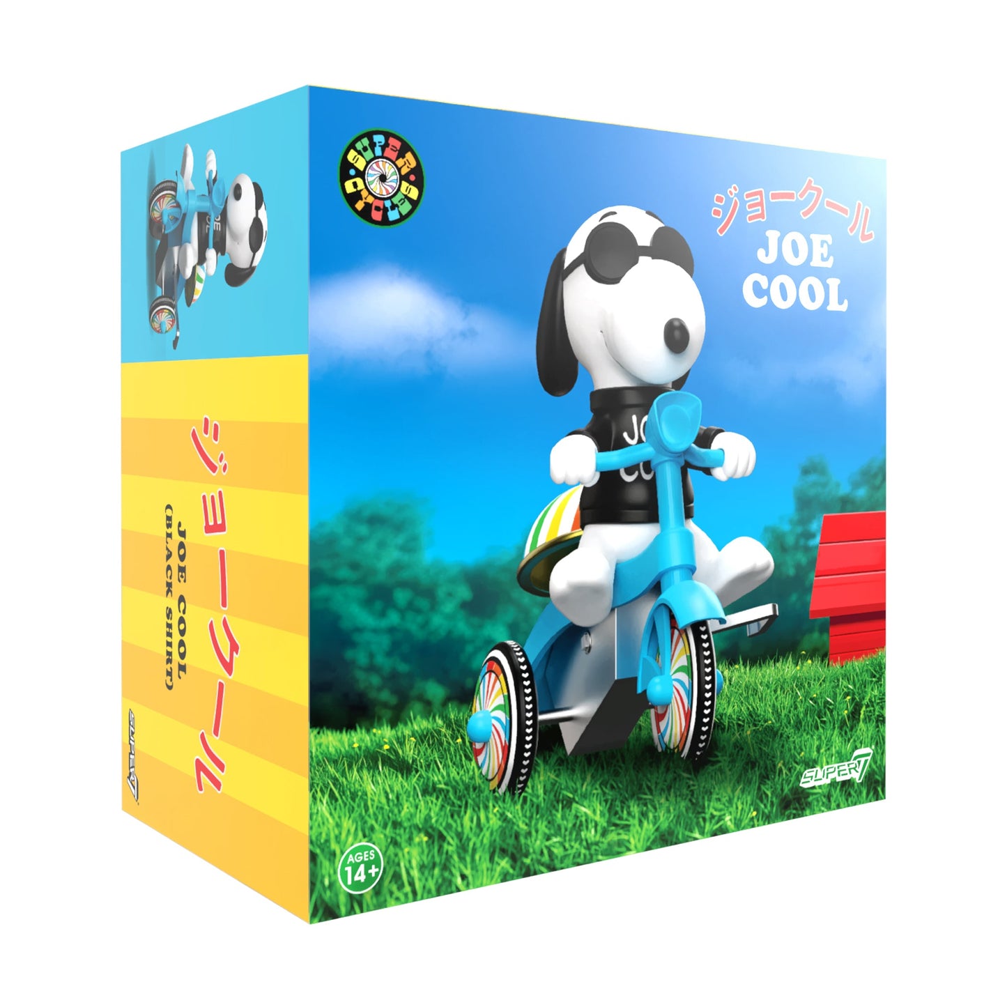 Peanuts Super Cycles - Joe Cool  (Black w/ Blue Trike)