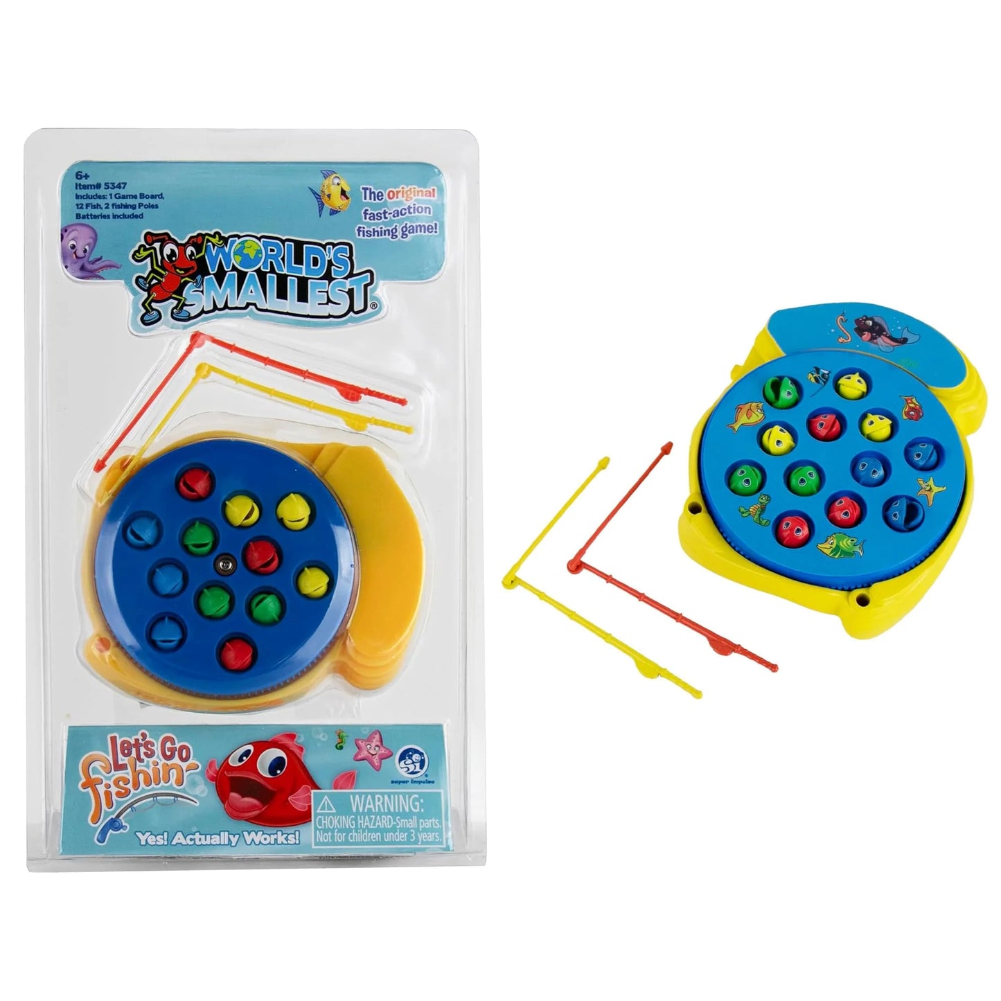 World's Smallest Let's Go Fishin' Mini Game