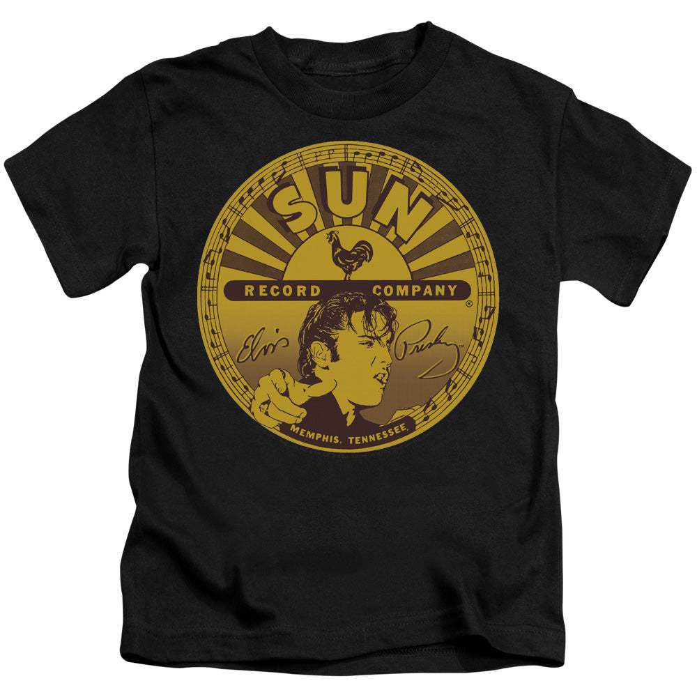 SUN ELVIS FULL SUN LABEL - S/S JUVENILE 18/1 - BLACK - T-Shirt