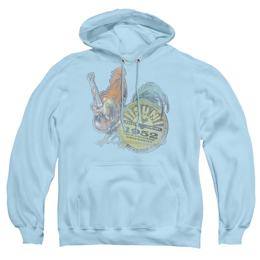 Sun - Rockin Rooster - Adult Pull-over Hoodie - Light Blue