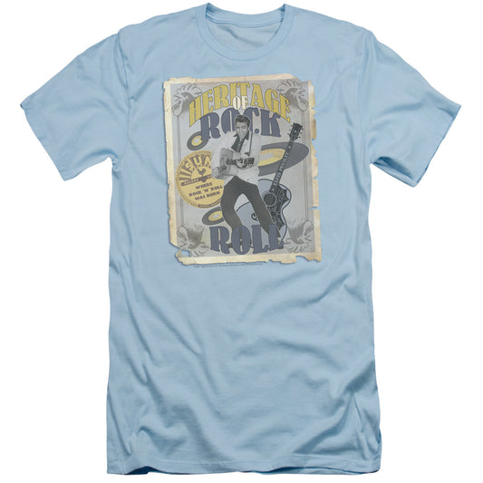 Sun - Heritage Of Rock Poster - Short Sleeve Adult 30/1 - Light Blue T-shirt