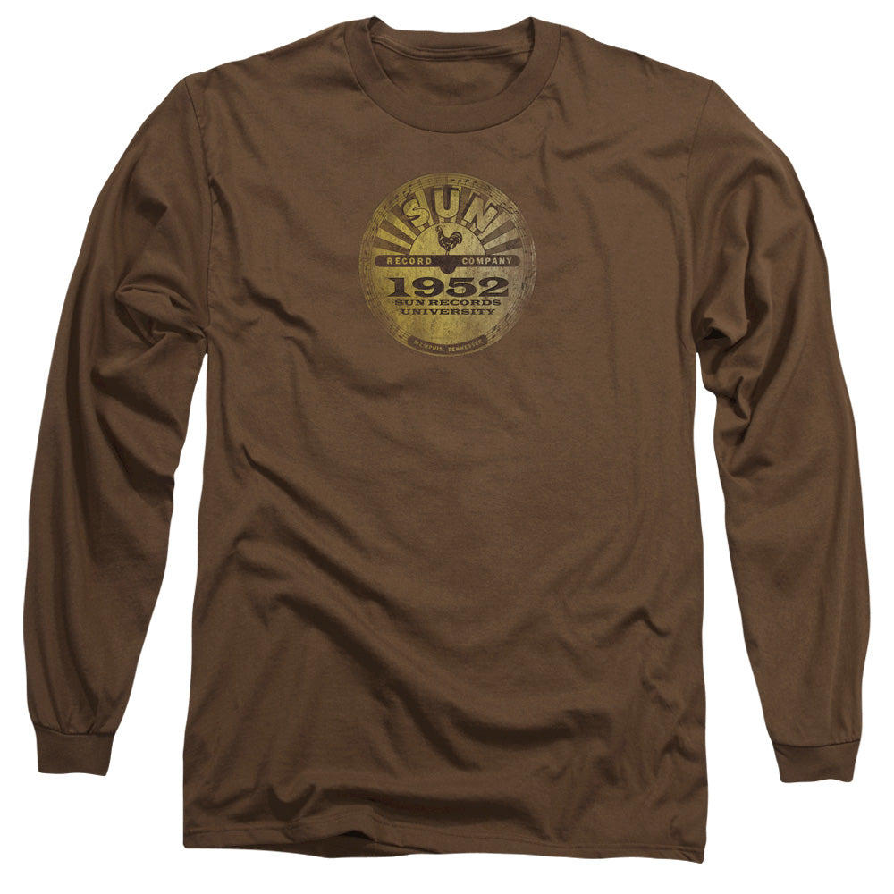 Sun - Sun University Distressed - Long Sleeve Adult 18/1 - Coffee T-shirt