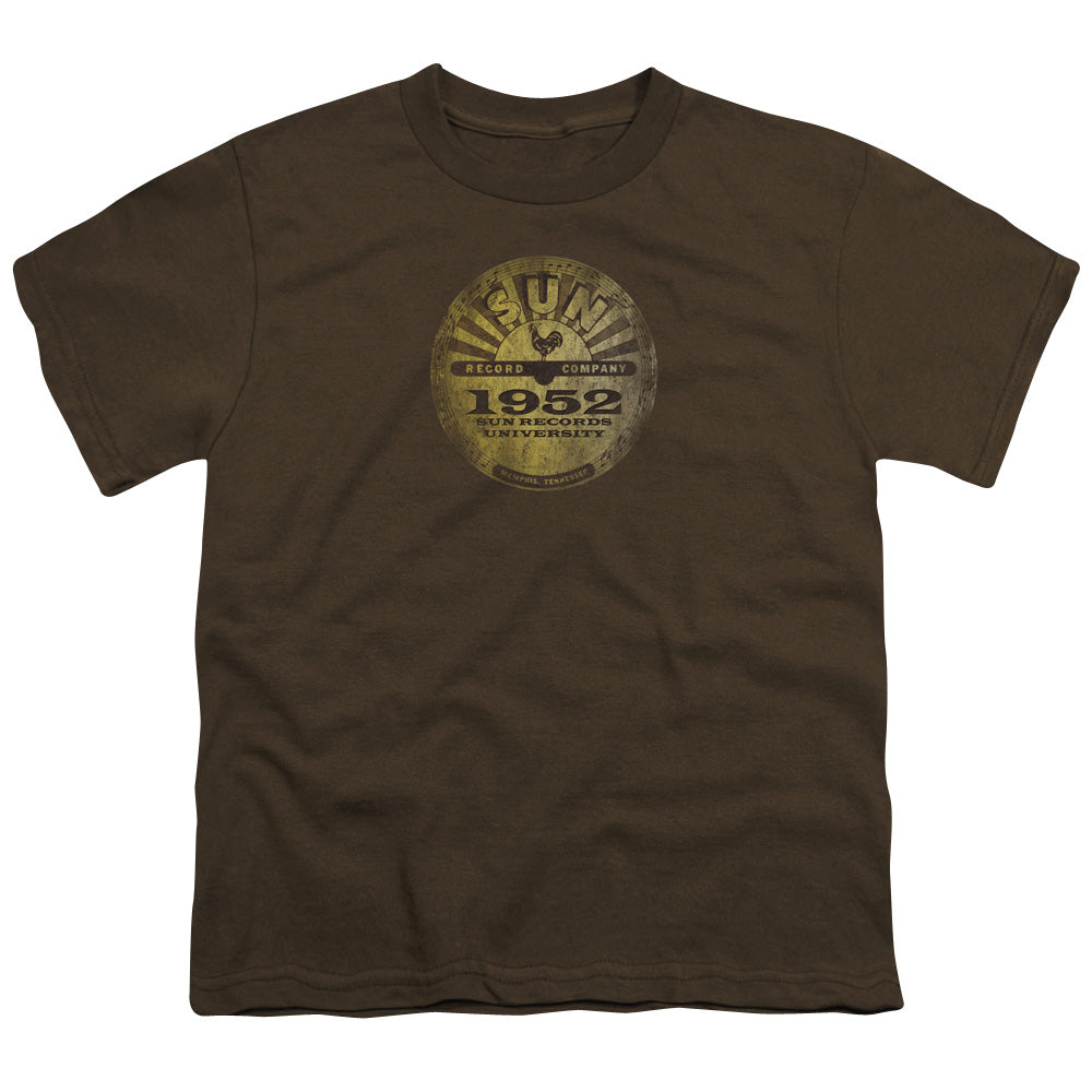 Sun - Sun University Distressed - Short Sleeve Youth 18/1 - Coffee T-shirt
