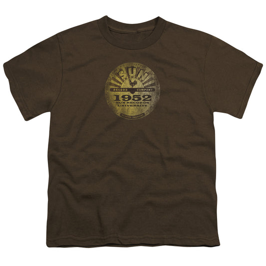 Sun - Sun University Distressed - Short Sleeve Youth 18/1 - Coffee T-shirt