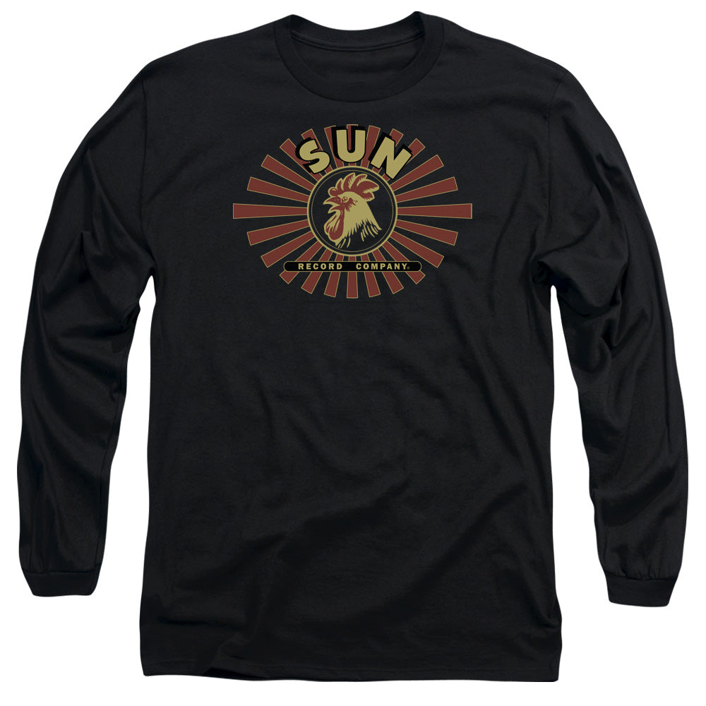 Sun - Sun Ray Rooster - Long Sleeve Adult 18/1 - Black T-shirt