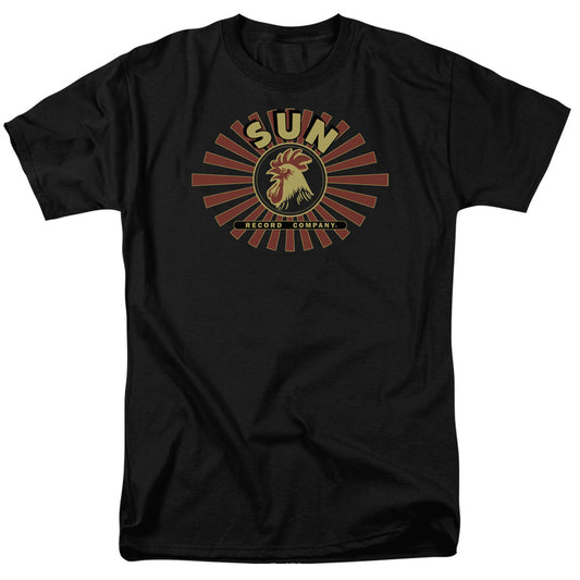 Sun - Sun Ray Rooster - Short Sleeve Adult 18/1 - Black T-shirt