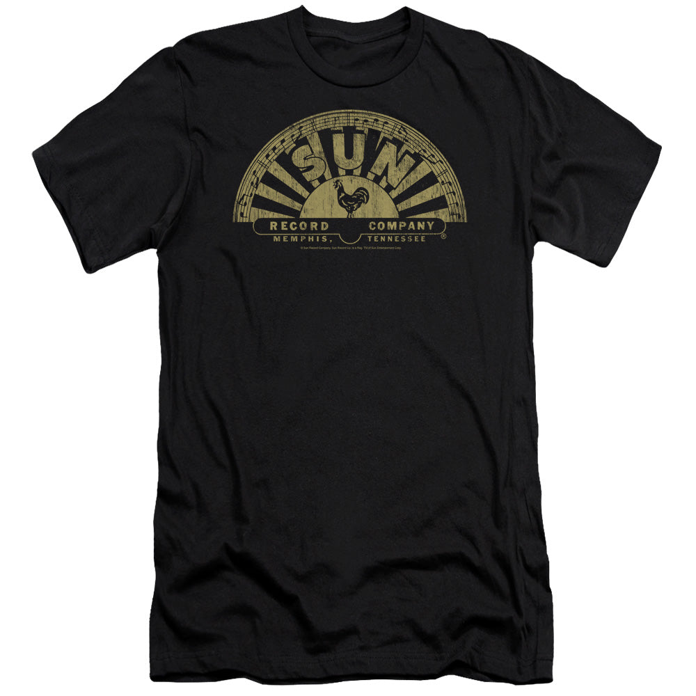 Sun - Tattered Logo - Short Sleeve Adult 30/1 - Black T-shirt