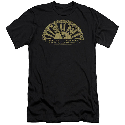 Sun - Tattered Logo - Short Sleeve Adult 30/1 - Black T-shirt