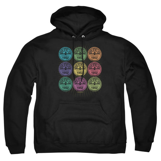 Sun - Rocking Color Block - Adult Pull-over Hoodie - Black