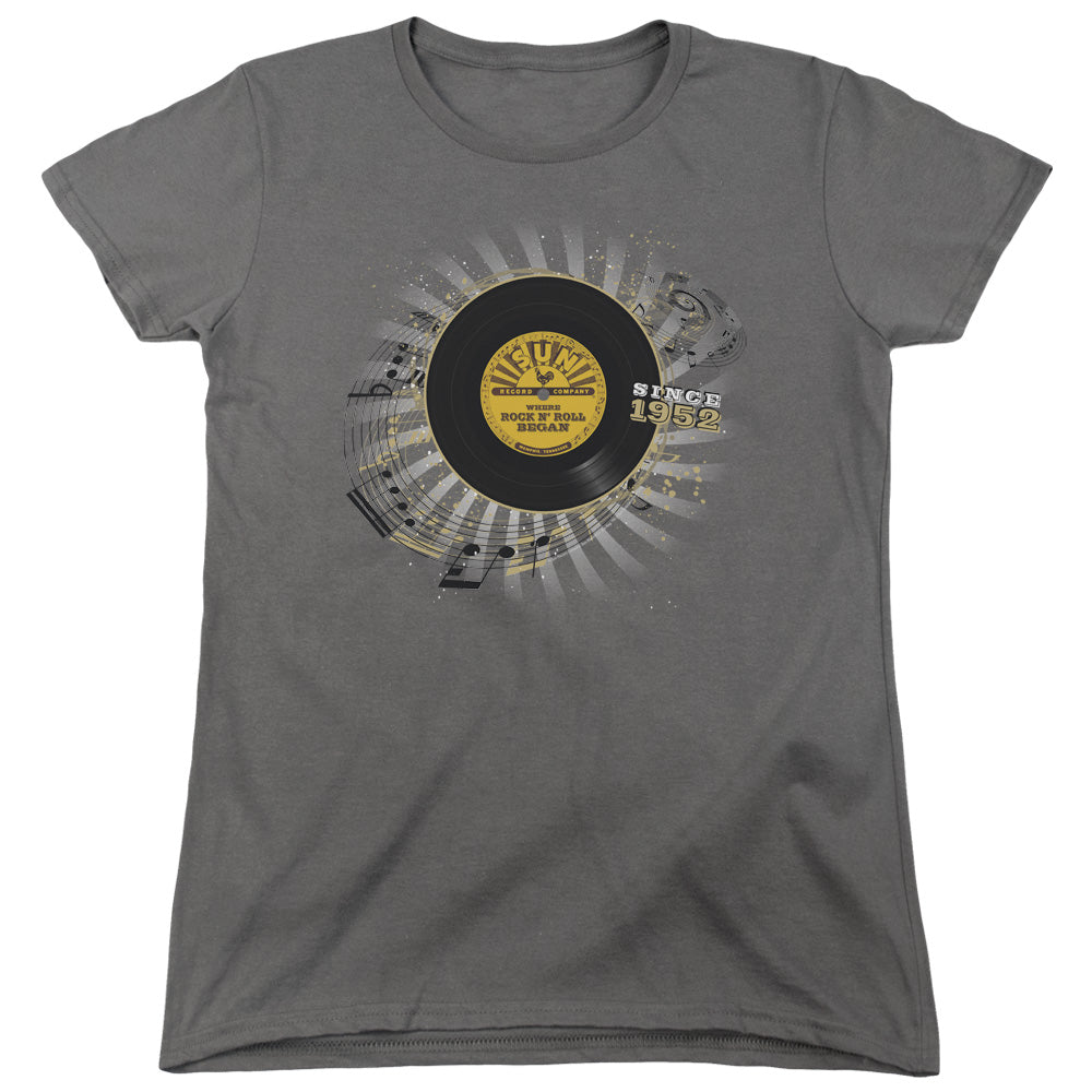 Sun - Established - Short Sleeve Womens Tee - Charcoal T-shirt