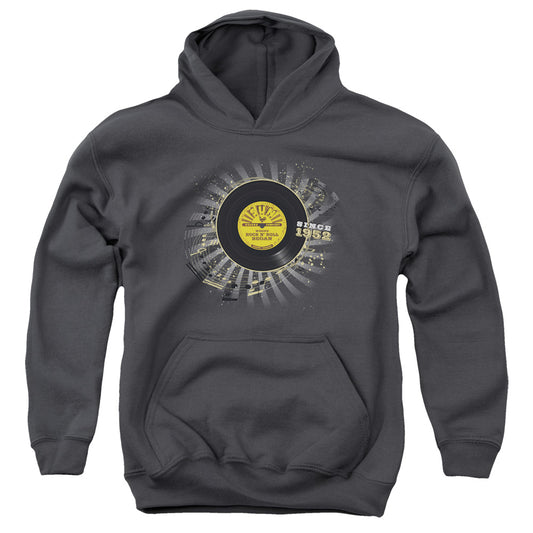 Sun Established-youth Pull-over Hoodie - Charcoal