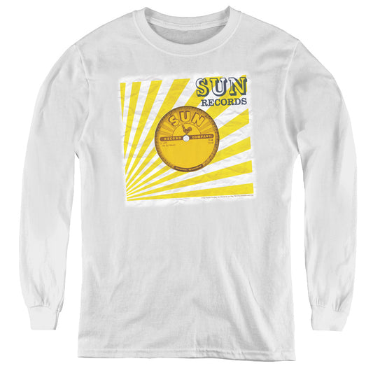 Sun - Fourty Five - Youth Long Sleeve Tee - White