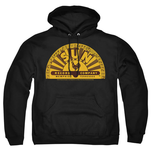 Sun - Traditional Logo - Adult Pull-over Hoodie - Black