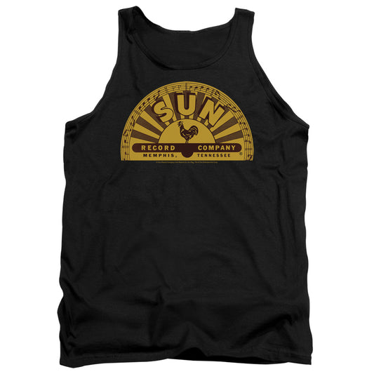 Sun - Traditional Logo - Adult Tank - Black