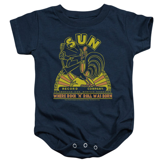 Sun - Rooster - Infant Snapsuit - Navy