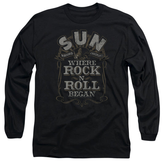 SUN WHERE ROCK BEGAN - L/S ADULT 18/1 - BLACK T-Shirt