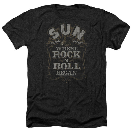 Sun - Where Rock Began - Adult Heather-black