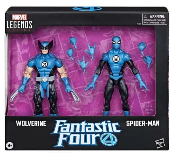 Fantastic Four Marvel Legends Wolverine & Spider-Man Action Figure