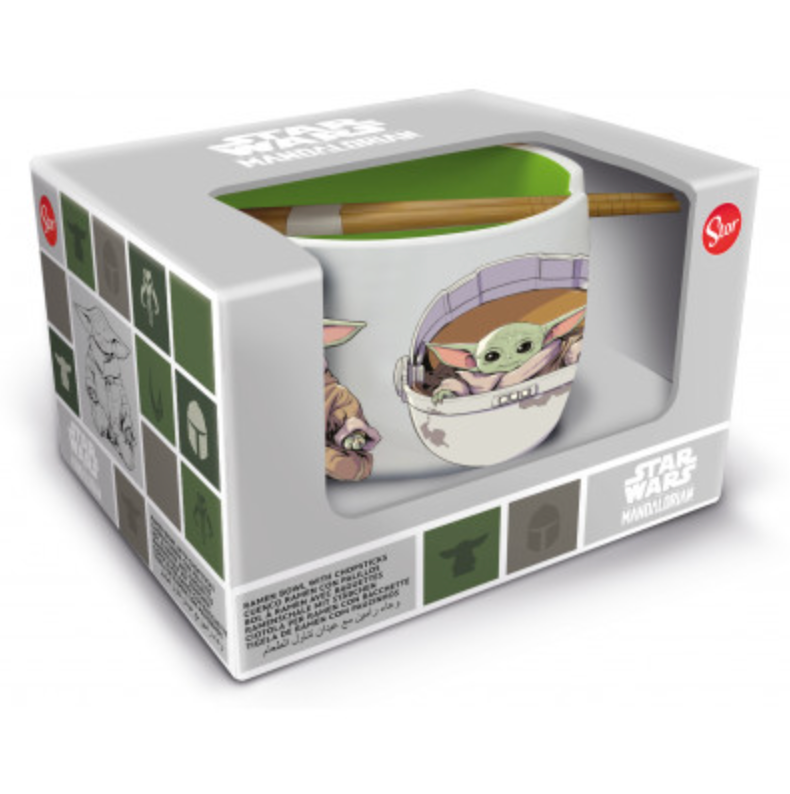 Star Wars: The Mandalorian - Grogu Ramen Bowl with Chopsticks