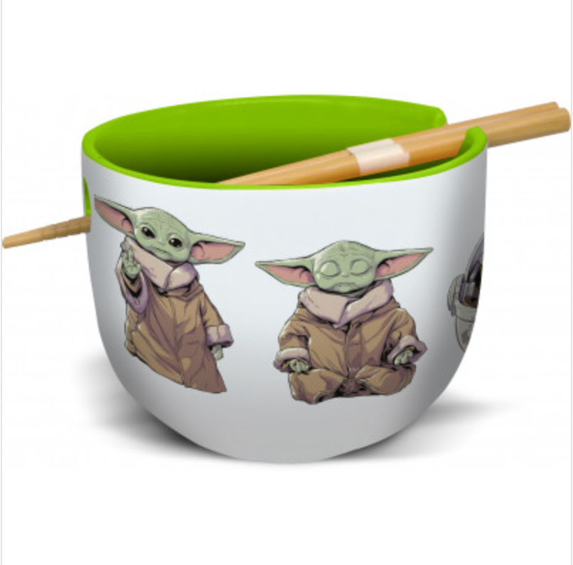 Star Wars: The Mandalorian - Grogu Ramen Bowl with Chopsticks