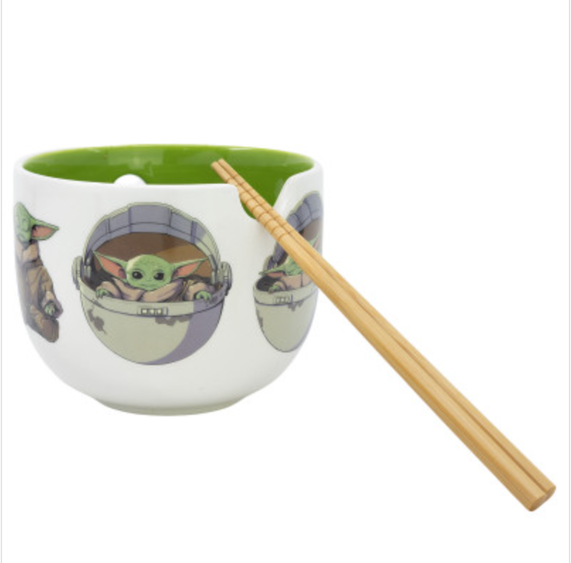 Star Wars: The Mandalorian - Grogu Ramen Bowl with Chopsticks