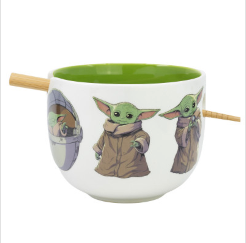 Star Wars: The Mandalorian - Grogu Ramen Bowl with Chopsticks