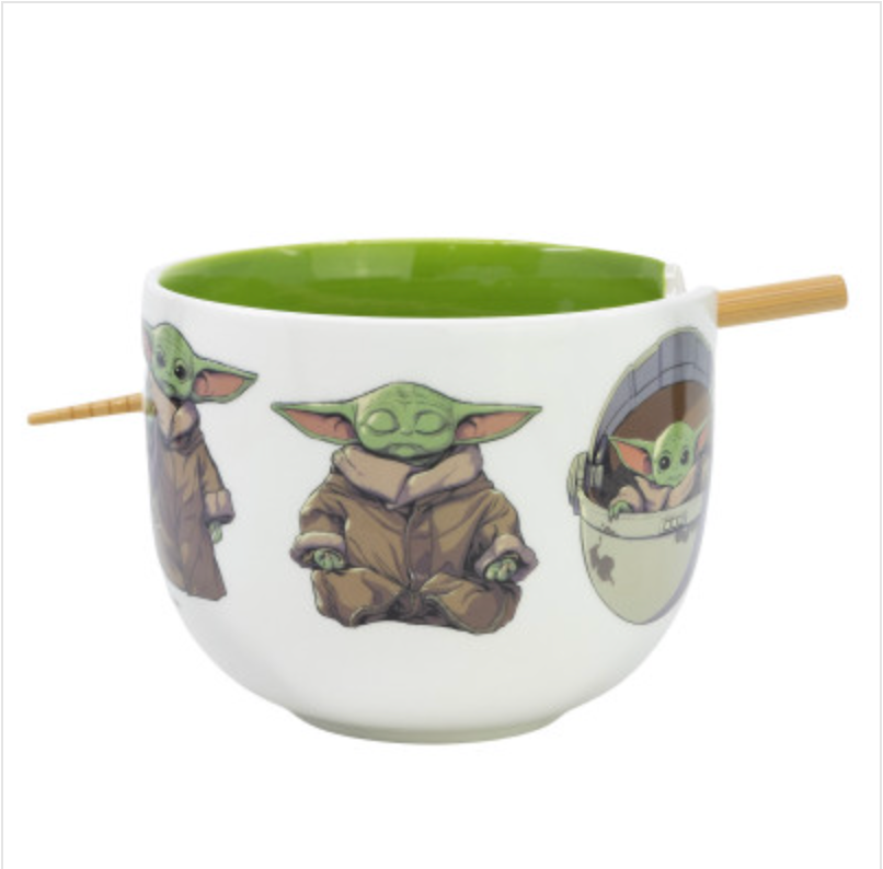 Star Wars: The Mandalorian - Grogu Ramen Bowl with Chopsticks