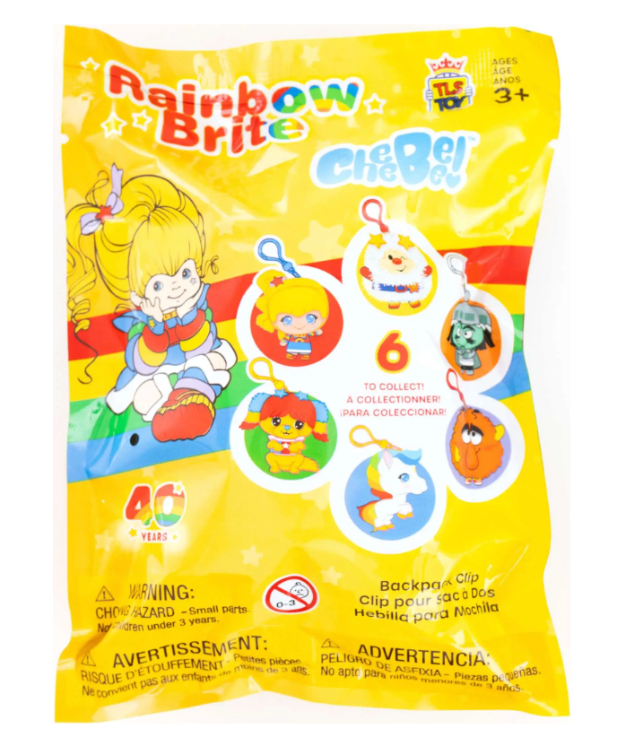 Rainbow Brite Cheebee Backpack Clip 2.5-Inch Mystery Pack [1 RANDOM Figure]