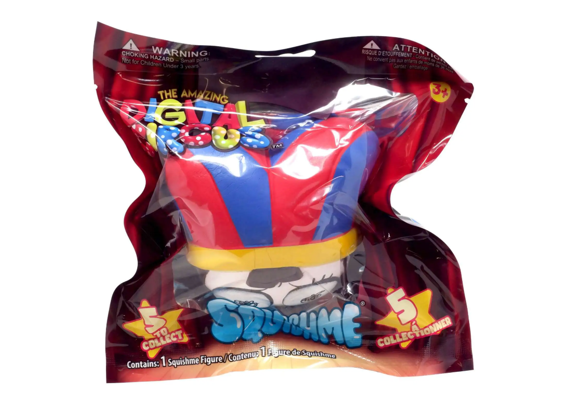 The Amazing Digital Circus Squishme Squishies Mystery Pack [1 RANDOM Figure]