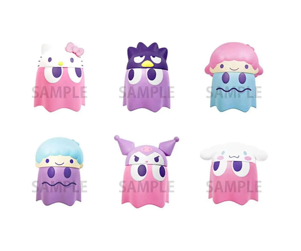 Pac-Man Sanrio Characters Chibicollect Figure Vol. 2 Mystery Pack [1 RANDOM FIGURE]