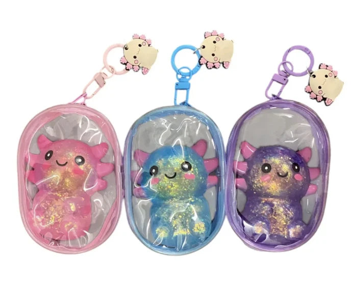 Squishy Axolotl Backpack Buddiez