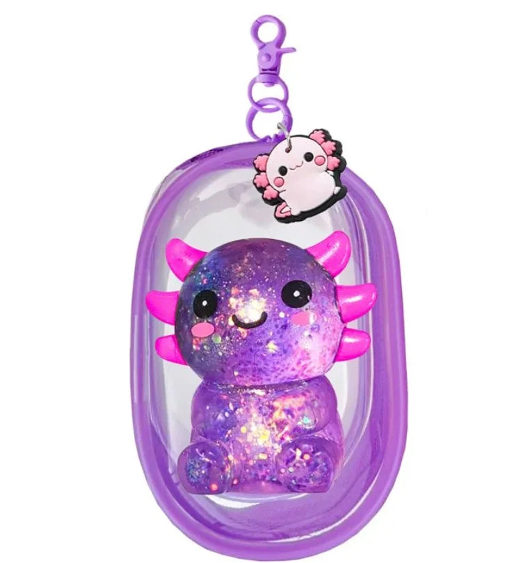 Squishy Axolotl Backpack Buddiez