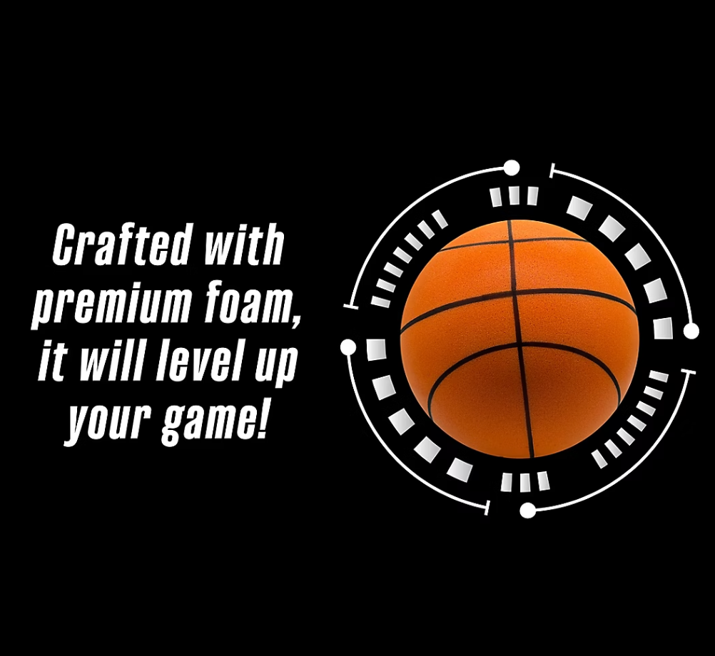 Supreme Silent Sports Basketball, Premium Foam, Standard Size