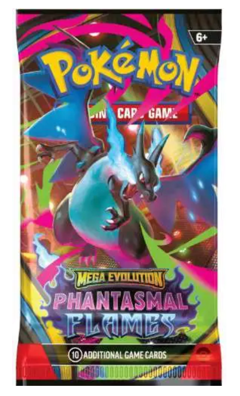 Pokemon Mega Evolution Phantasmal Flames Booster Pack
