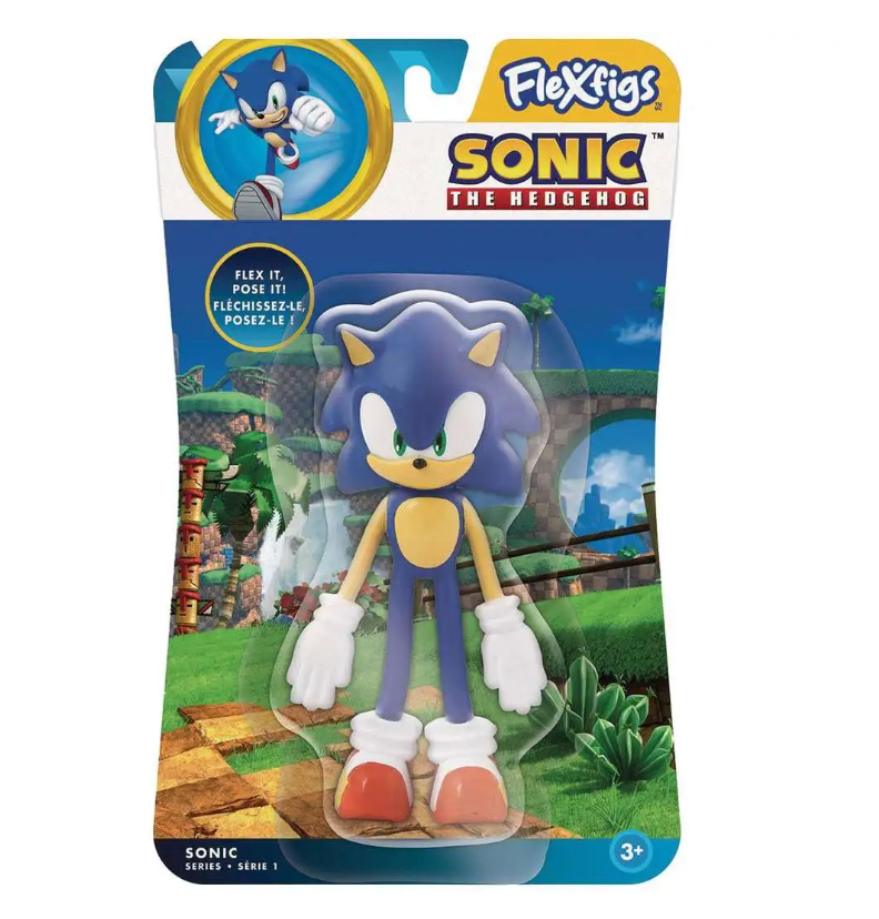 Sonic The Hedgehog Flexfigs Sonic 5-Inch Bendable Figure
