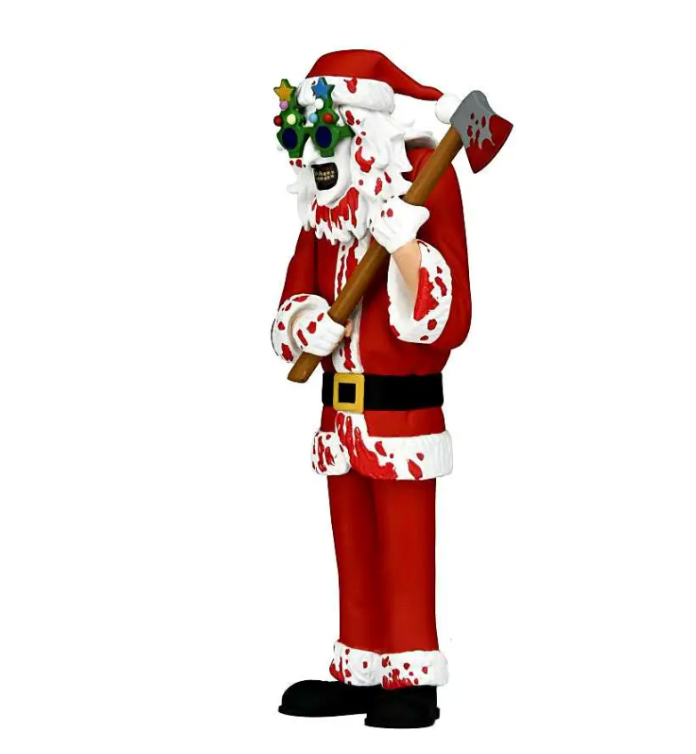 Terrifier Art The Clown Bloody Santa Suit Toony Terrors Action Figure