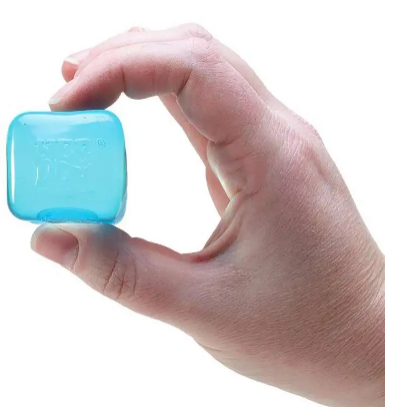 NeeDoh Nice Ice Baby 1.5-Inch Stress Ball 4-Pack [Smaller "Nice Cube"! RANDOM Colors!]