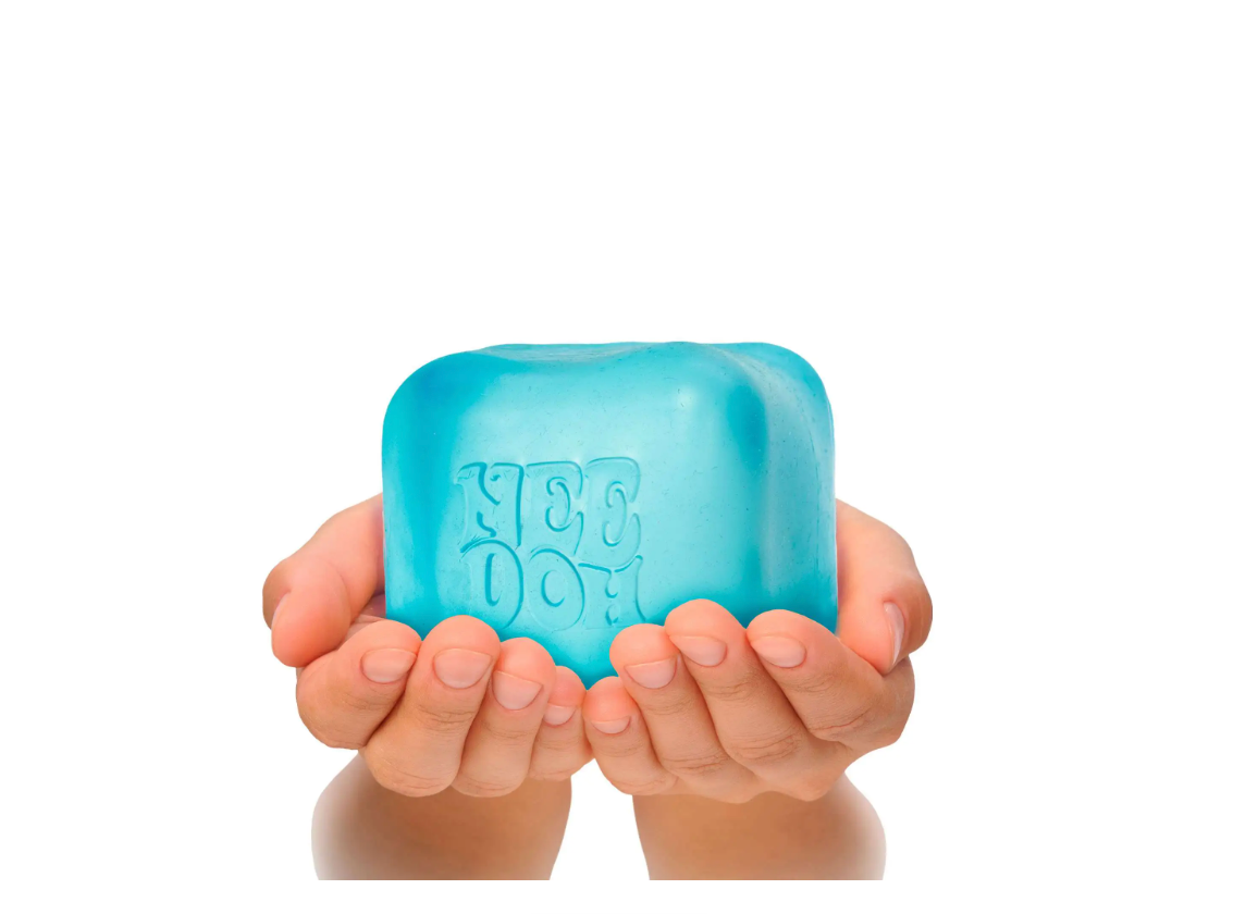 NeeDoh Nice Berg 3-Inch Stress Ball [Translucent Blue, Larger "Nice Cube"!]
