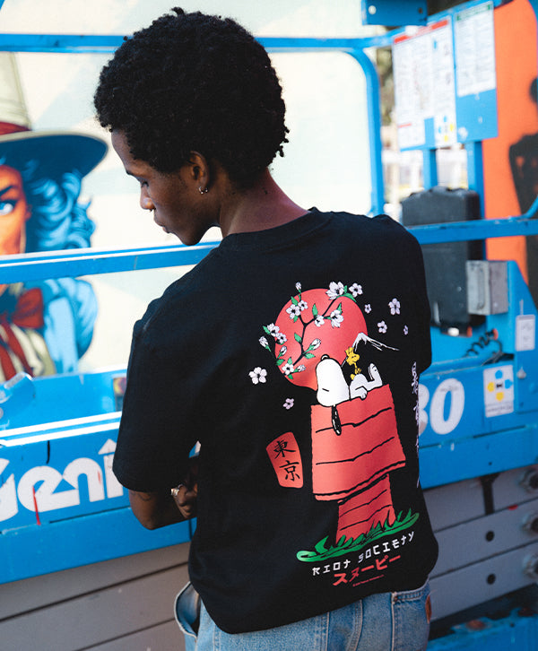 Riot Society Peanuts Pagoda T-Shirt