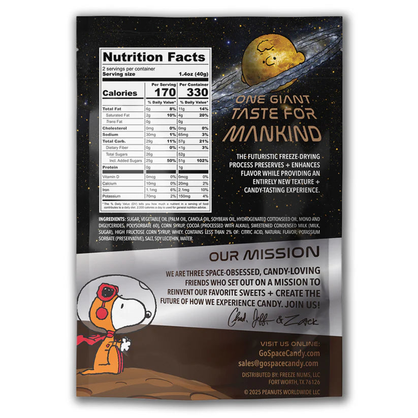 Space Candy Snoopy's Chocolate Moon Rocks