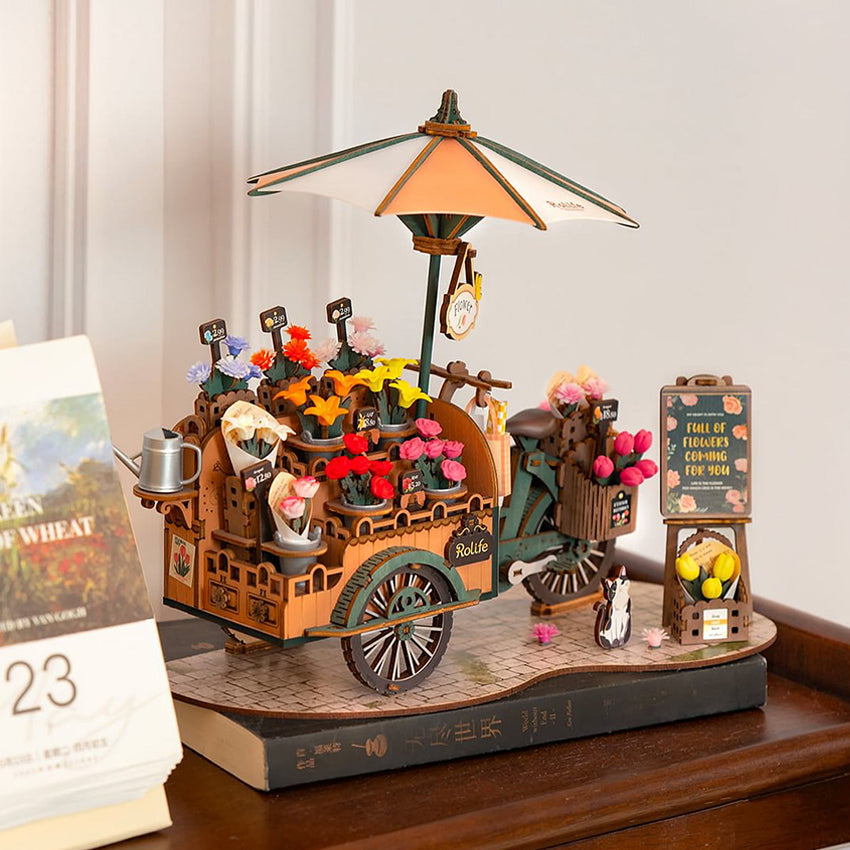 Blossom Cart 3D Puzzle Kit